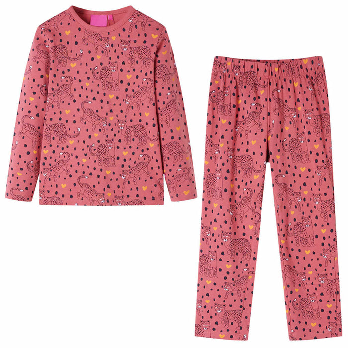 Pijamale pentru copii cu mâneci lungi Old Pink 92