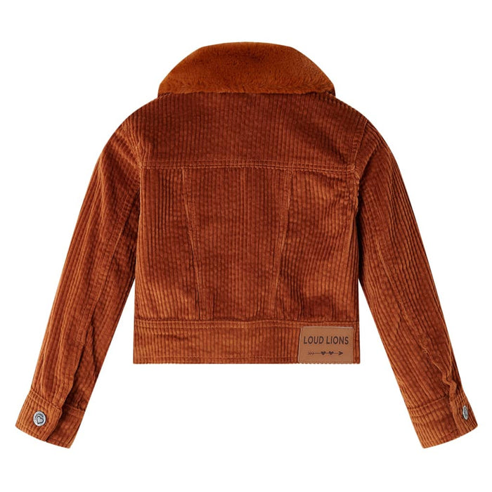 Kids' Jacket Corduroy Cognac 116