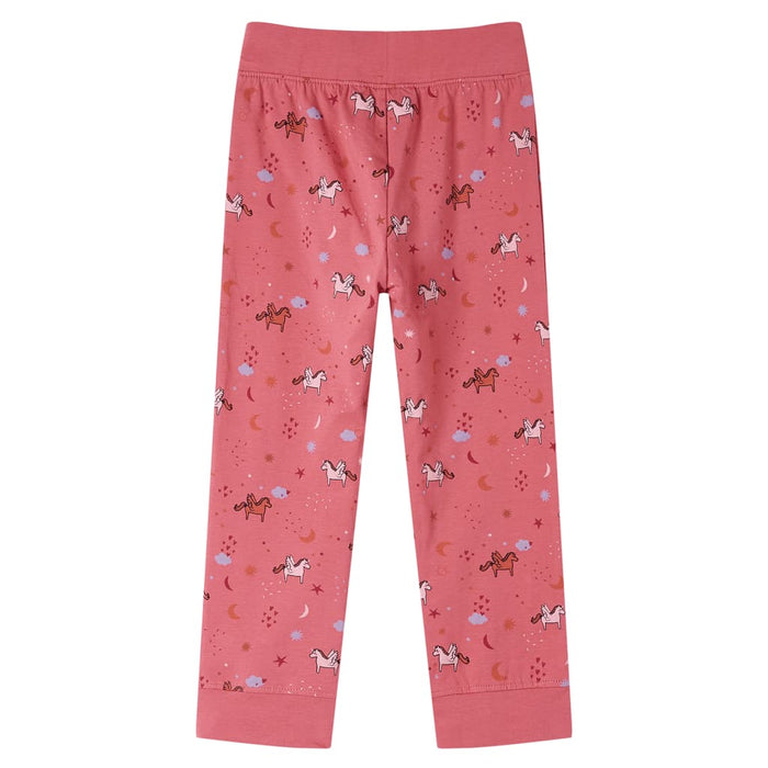 Pijamale pentru copii cu mâneci lungi Old Pink 104