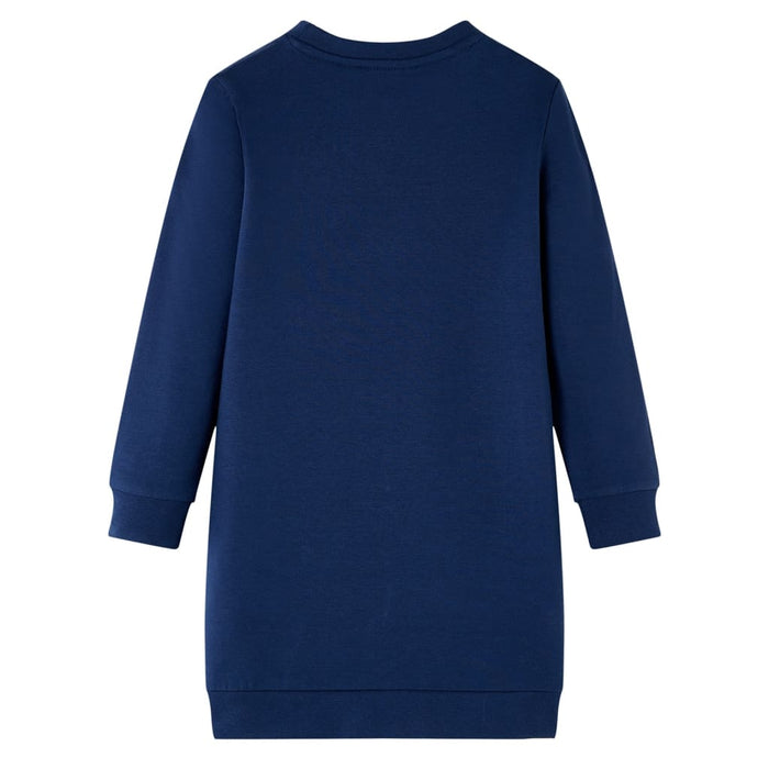 Kids' Sweatshirt Dress Navy 92