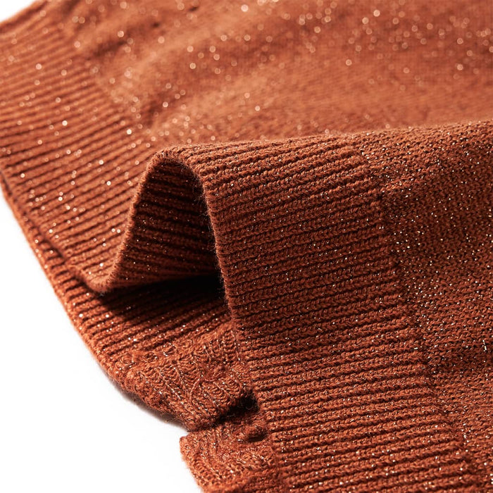 Cardigan pentru copii tricotat Cognac 140