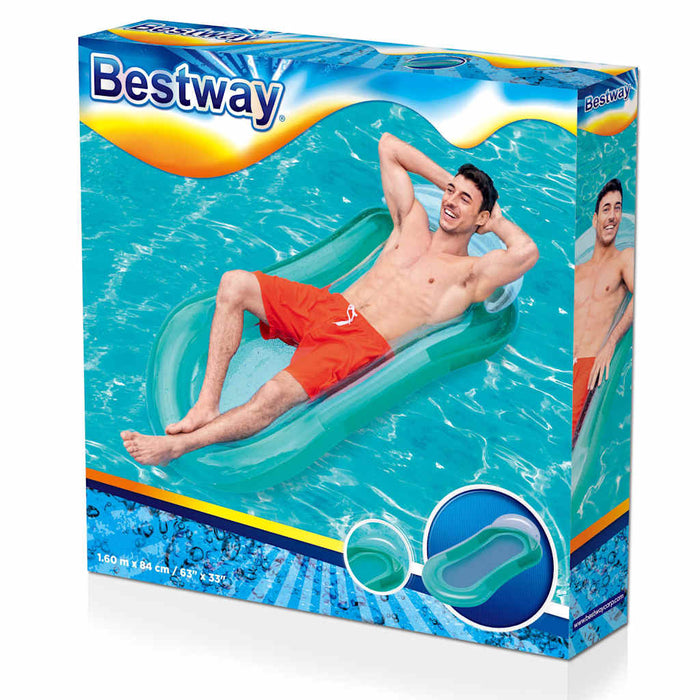 Надуваем шезлонг за басейн Bestway Aqua Lounge