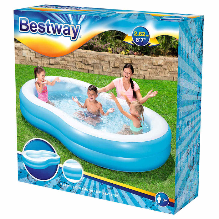 Семеен басейн Bestway Big Lagoon 262x157x46 см