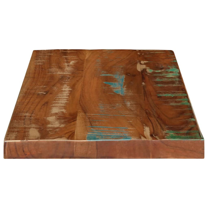 Table Top 60x20x3.8 cm Rectangular Solid Wood Reclaimed