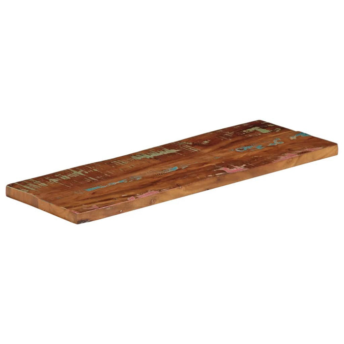 Table Top 80x20x3.8 cm Rectangular Solid Wood Reclaimed