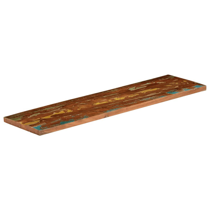 Table Top 100x20x3.8 cm Rectangular Solid Wood Reclaimed