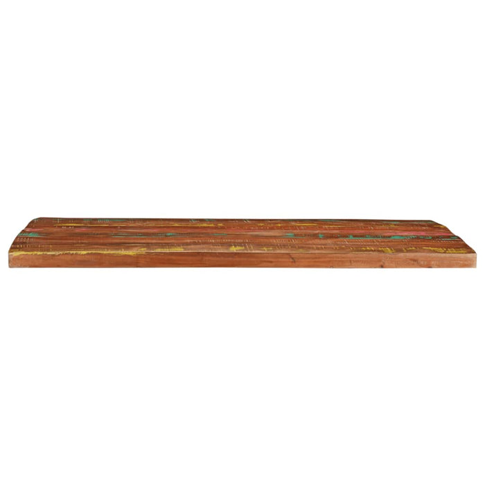 Table Top 100x80x3.8 cm Rectangular Solid Wood Reclaimed