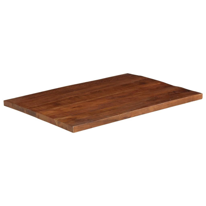 Table Top 100x80x2.5 cm Rectangular Solid Wood Reclaimed