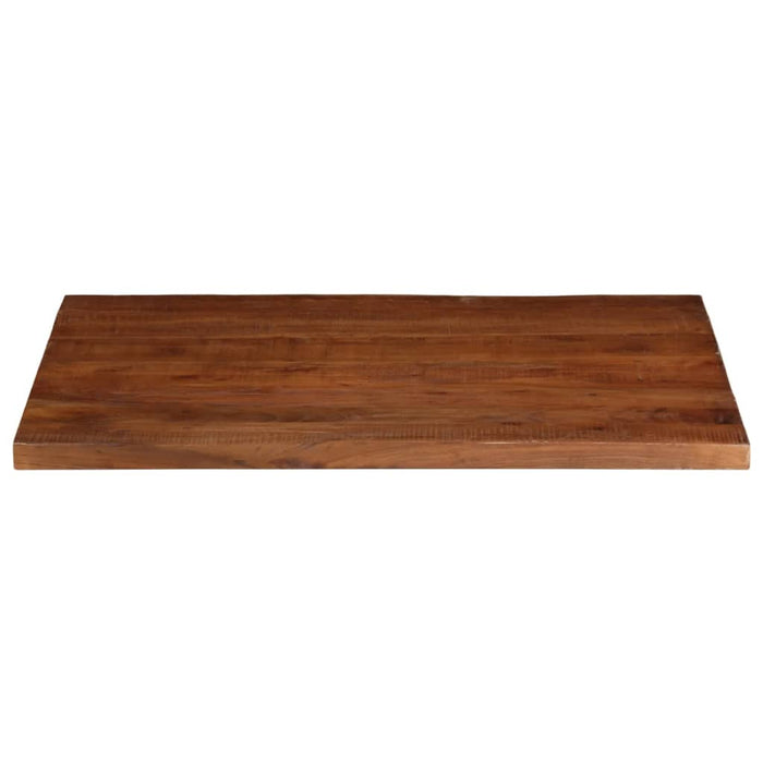 Table Top 100x80x2.5 cm Rectangular Solid Wood Reclaimed