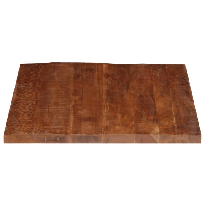 Table Top 100x80x2.5 cm Rectangular Solid Wood Reclaimed