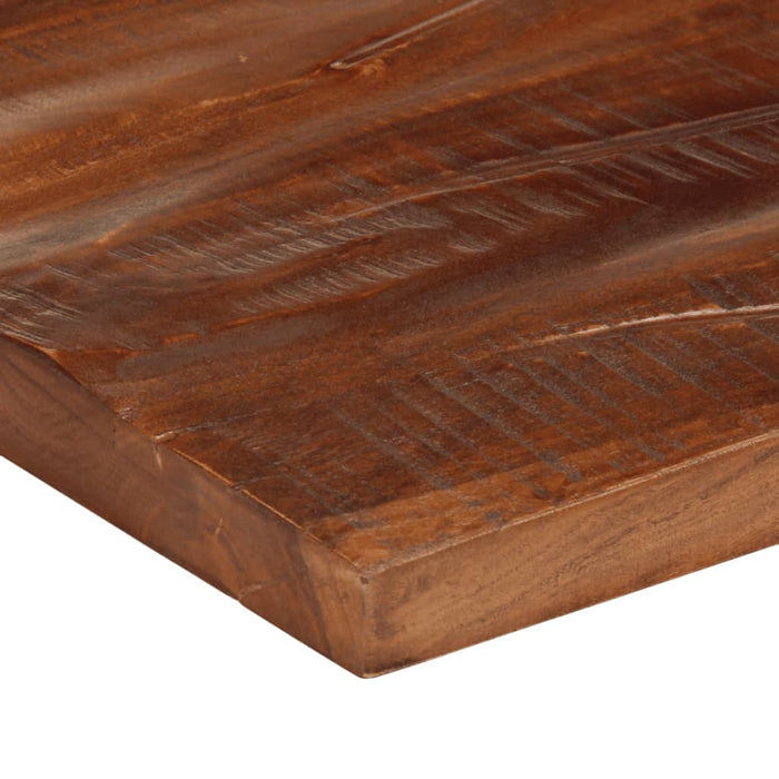 Table Top 100x80x2.5 cm Rectangular Solid Wood Reclaimed