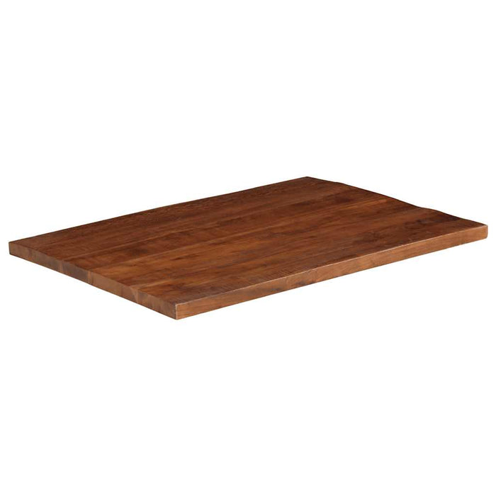 Table Top 100x80x3.8 cm Rectangular Solid Wood Reclaimed