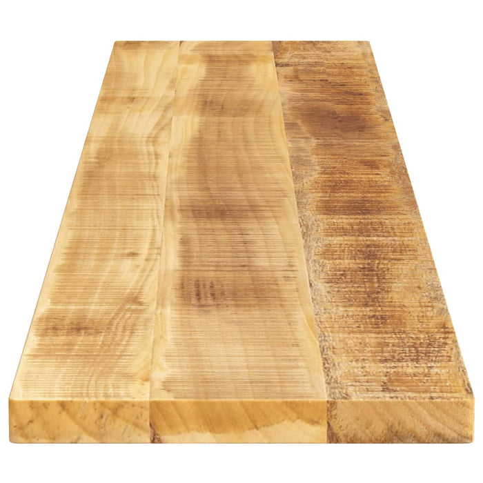 Table Top 140x20x2.5 cm Rectangular Solid Wood Rough Mango