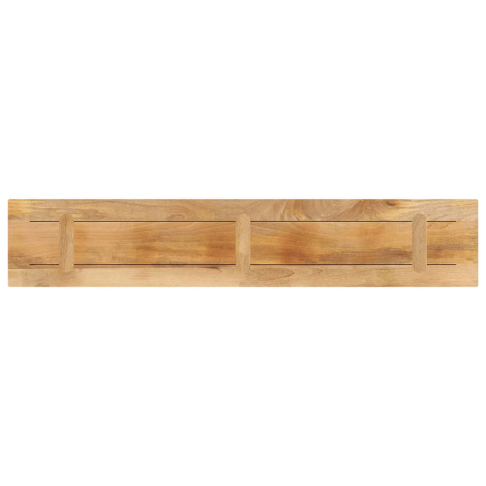 Table Top 180x30x2.5 cm Rectangular Solid Wood Rough Mango