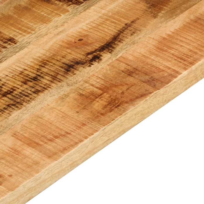 Table Top 180x30x2.5 cm Rectangular Solid Wood Rough Mango