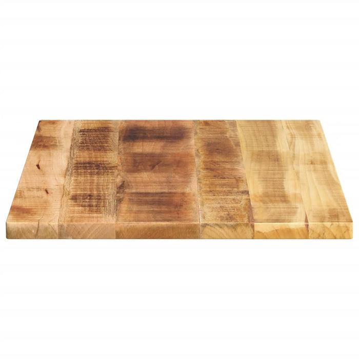 Table Top 70x60x1.5 cm Rectangular Solid Wood Rough Mango