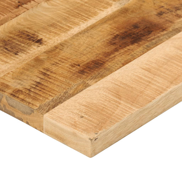 Table Top 80x60x2.5 cm Rectangular Solid Wood Rough Mango