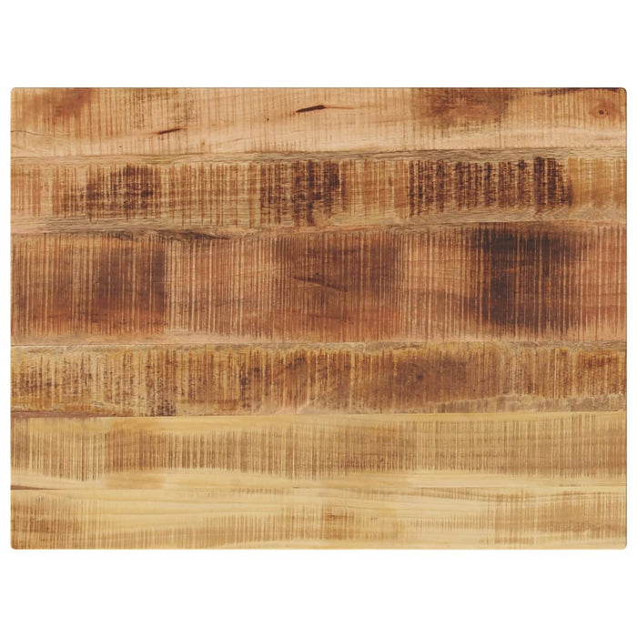 Table Top 80x70x2.5 cm Rectangular Solid Wood Rough Mango