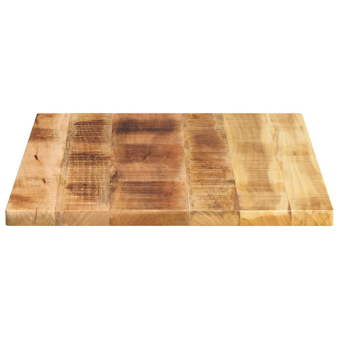 Table Top 80x70x2.5 cm Rectangular Solid Wood Rough Mango