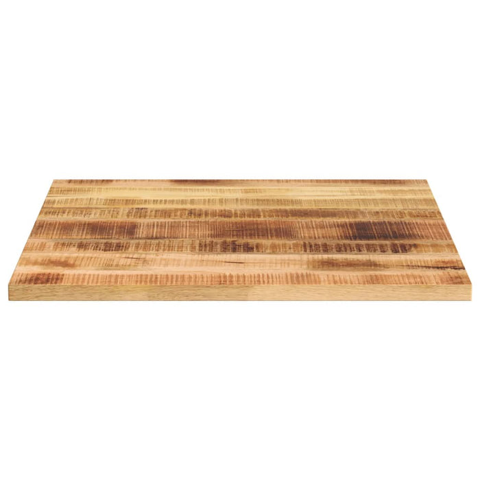 Table Top 80x80x1.5 cm Square Solid Wood Rough Mango