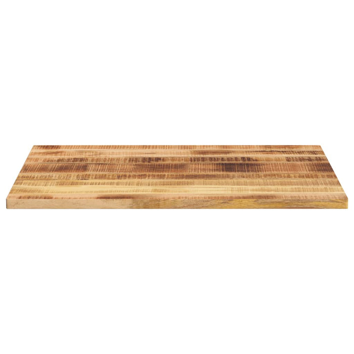 Table Top 100x80x2.5 cm Rectangular Solid Wood Rough Mango