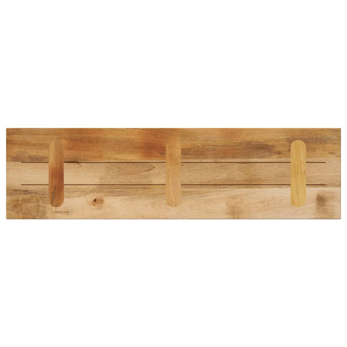 Table Top 100x20x3.8 cm Rectangular Solid Wood Rough Mango