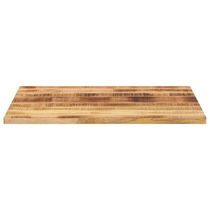 Table Top 100x80x3.8 cm Rectangular Solid Wood Rough Mango