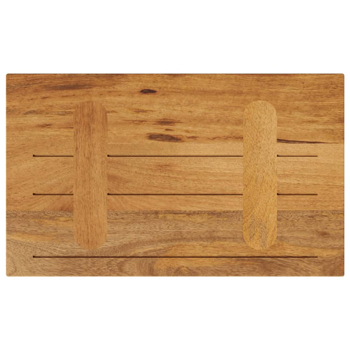 Table Top 60x20x2.5 cm Rectangular Solid Wood Mango