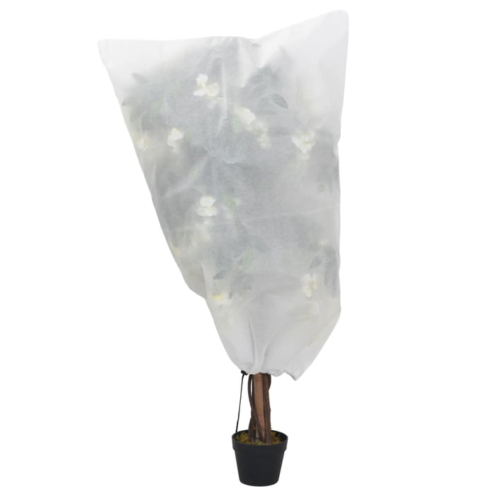 Plant Fleece Covers with Drawstring 8 pcs 70 g/m² 0.8x1.2 m