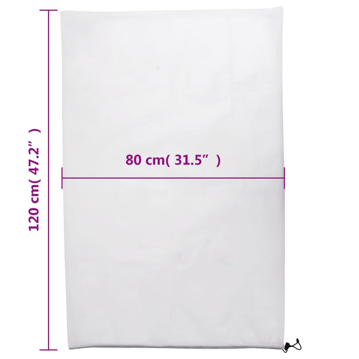 Plant Fleece Covers with Drawstring 8 pcs 70 g/m² 0.8x1.2 m