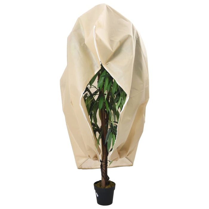 Plant Fleece Covers with Zip 2 pcs 70 g/m² 2.36x2 m