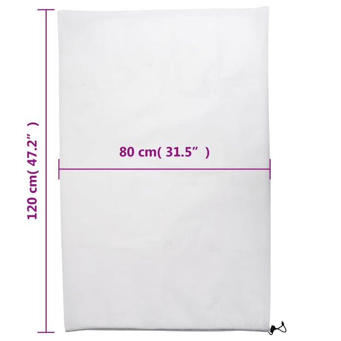 Plant Fleece Covers with Drawstring 12 pcs 70 g/m² 0.8x1.2 m