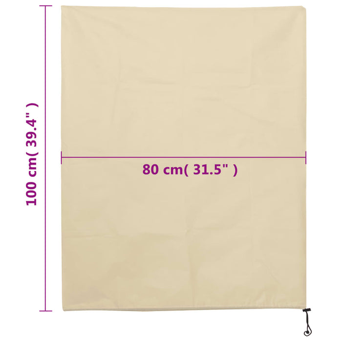 Plant Fleece Covers with Drawstring 12 pcs 70 g/m² 0.8x1 m