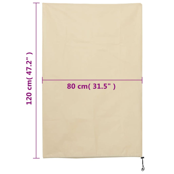 Plant Fleece Covers with Drawstring 12 pcs 70 g/m² 0.8x1.2 m