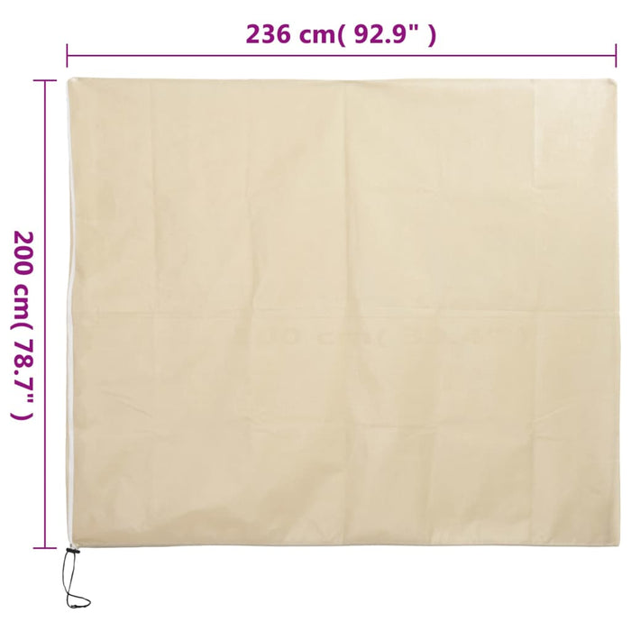 Plant Fleece Covers with Zip 10 pcs 70 g/m² 2.36x2 m