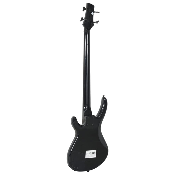 Electric Bass Guitar for Beginner with Bag Black 4/4 46"