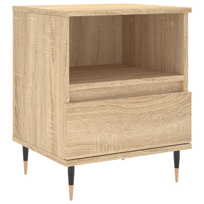 Bedside Cabinets 2 pcs Sonoma Oak 40x35x50 cm Engineered Wood