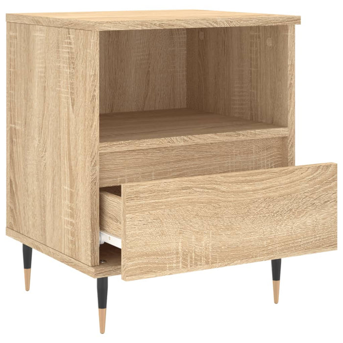 Bedside Cabinets 2 pcs Sonoma Oak 40x35x50 cm Engineered Wood