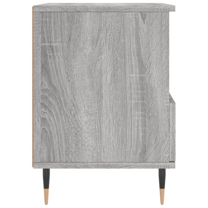 Bedside Cabinet Grey Sonoma 40x35x50 cm Engineered Wood