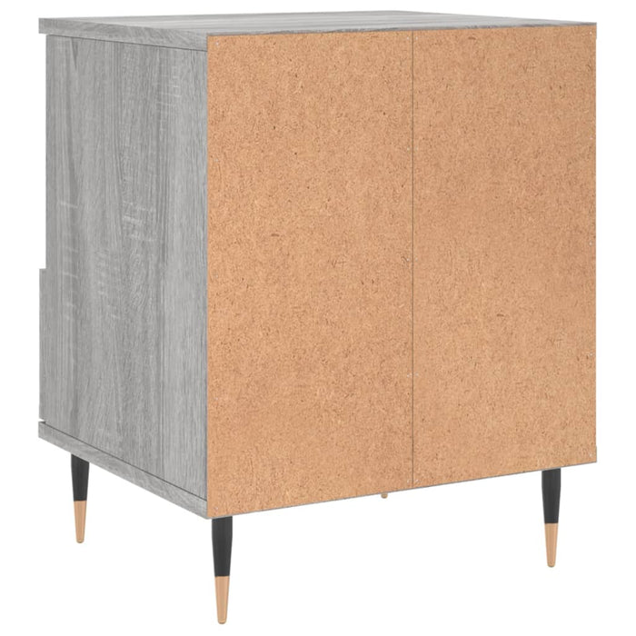 Bedside Cabinet Grey Sonoma 40x35x50 cm Engineered Wood