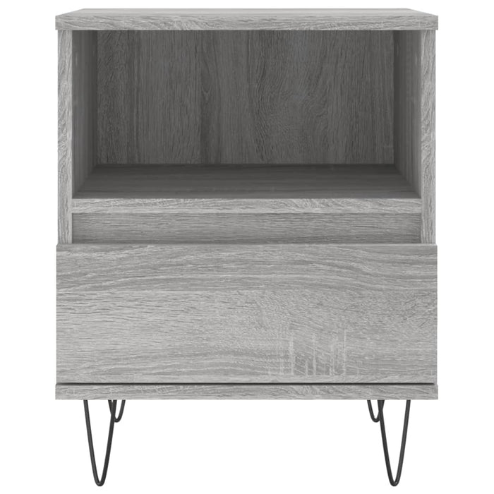 Bedside Cabinets 2 pcs Grey Sonoma 40x35x50 cm Engineered Wood