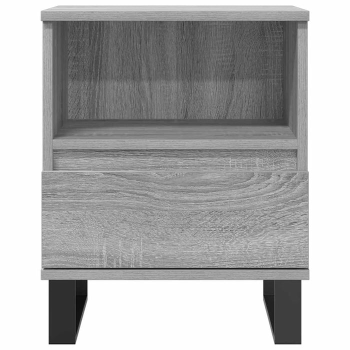 Bedside Cabinets 2 pcs Grey Sonoma 40x35x50 cm Engineered Wood