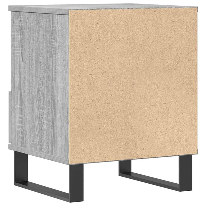 Bedside Cabinets 2 pcs Grey Sonoma 40x35x50 cm Engineered Wood