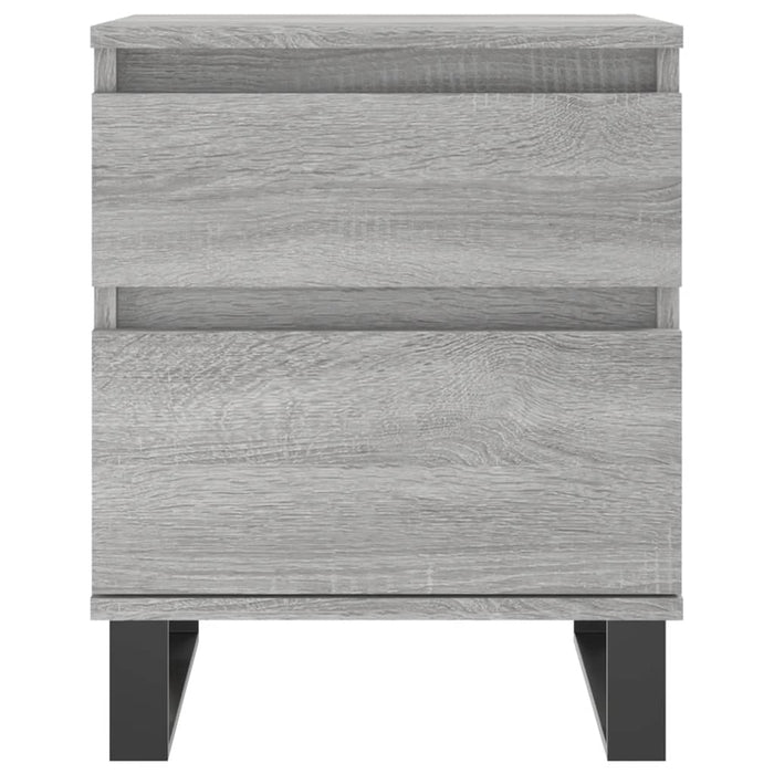 Нощно шкафче Grey Sonoma 40x35x50 cm Engineered Wood