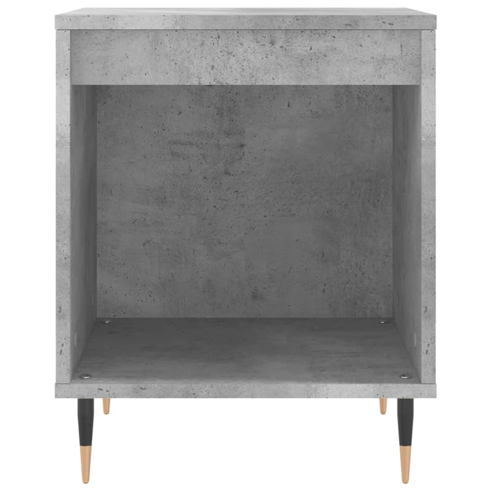 Noptiera Gri Beton 40x35x50 cm Lemn de Inginerie