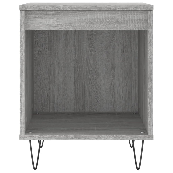 Bedside Cabinet Grey Sonoma 40x35x50 cm Engineered Wood