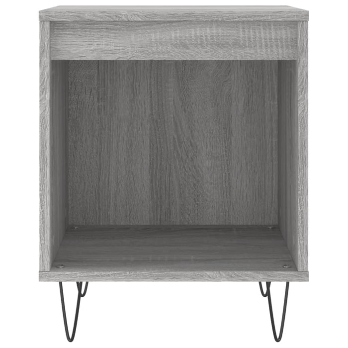 Bedside Cabinets 2 pcs Grey Sonoma 40x35x50 cm Engineered Wood