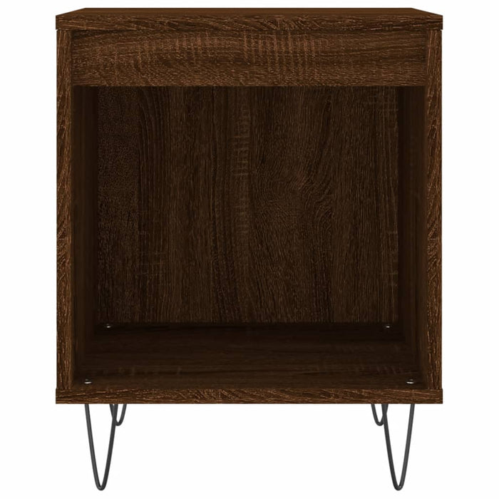 Bedside Cabinets 2 pcs Brown Oak 40x35x50 cm Engineered Wood