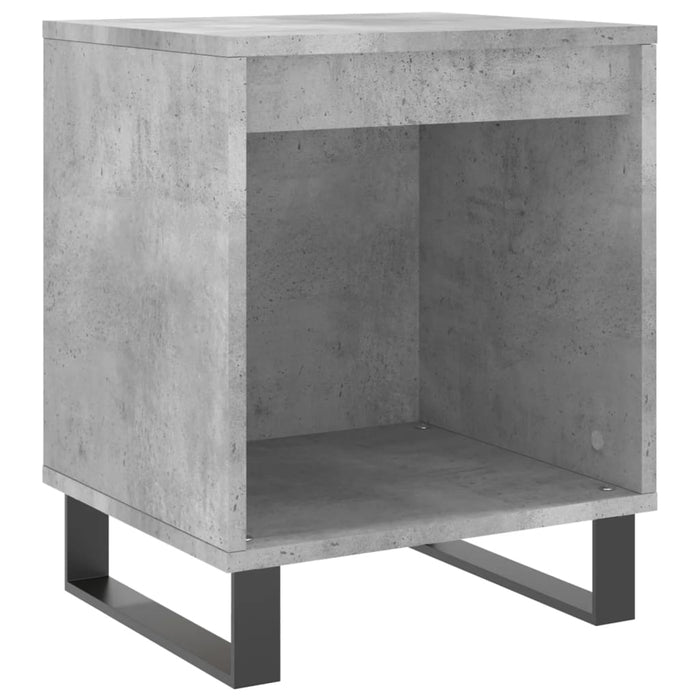 Bedside Cabinets 2 pcs Concrete Grey 40x35x50 cm Engineered Wood