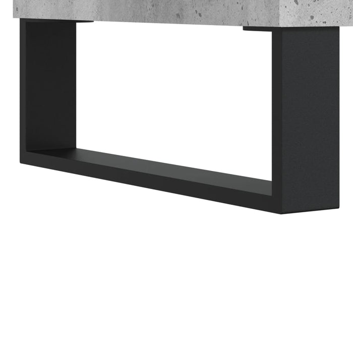 Bedside Cabinets 2 pcs Concrete Grey 40x35x50 cm Engineered Wood